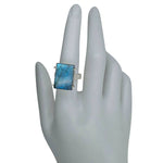 Labradorite Sterling Silver Ring - Sugar River Shoppe