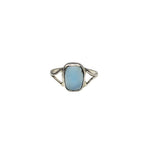 Blue Chalcedony  Stone Sterling Silver Ring - Sugar River Shoppe