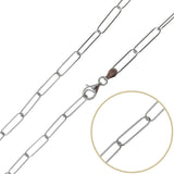 Italian Sterling Silver Chain Anti-Tarnish 16'' - Sugar River Shoppe