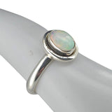 Opal Sterling Silver Ring: 7 - Sugar River Shoppe