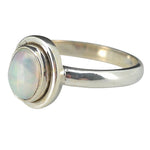 Opal Sterling Silver Ring: 7 - Sugar River Shoppe