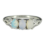 Opal Sterling Silver Ring: 9 - Sugar River Shoppe