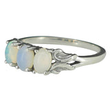 Opal Sterling Silver Ring: 9 - Sugar River Shoppe