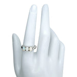 Opal Sterling Silver Ring: 9 - Sugar River Shoppe