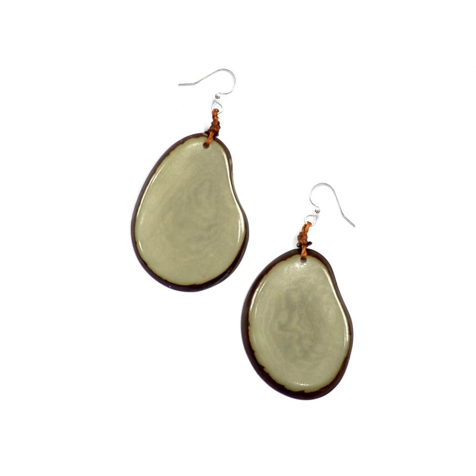 Amigas Earrings - Tagua by Soraya Cedeno - 615953151206 - Sugar River Shoppe - 