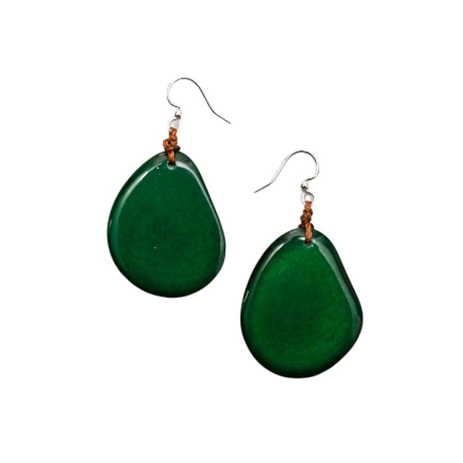 Amigas Earrings - Tagua by Soraya Cedeno - 615953807370 - Sugar River Shoppe - 