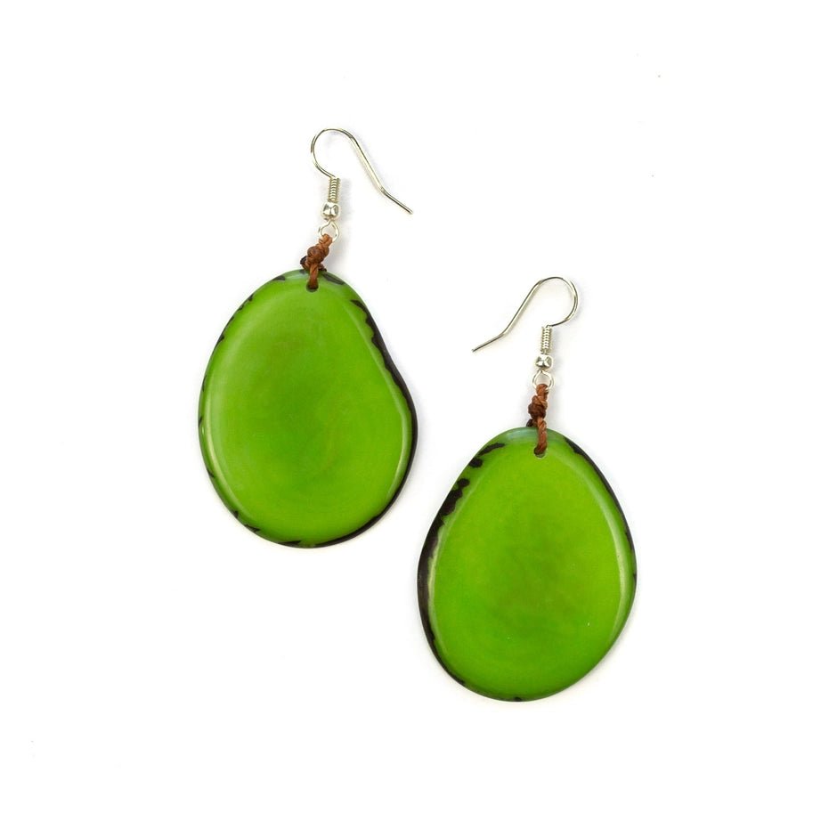 Amigas Earrings - Tagua by Soraya Cedeno - 615953825732 - Sugar River Shoppe - 