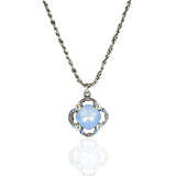 Eva Crystal Necklace - Sky Blue Opal - Sugar River Shoppe