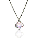 Eva Crystal Necklace - Sky Blue Opal - Sugar River Shoppe
