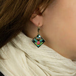 Coralina Jill's Garden Earrings: Leverback - Sugar River Shoppe
