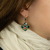 Coralina Jill's Garden Earrings: Leverback - Sugar River Shoppe