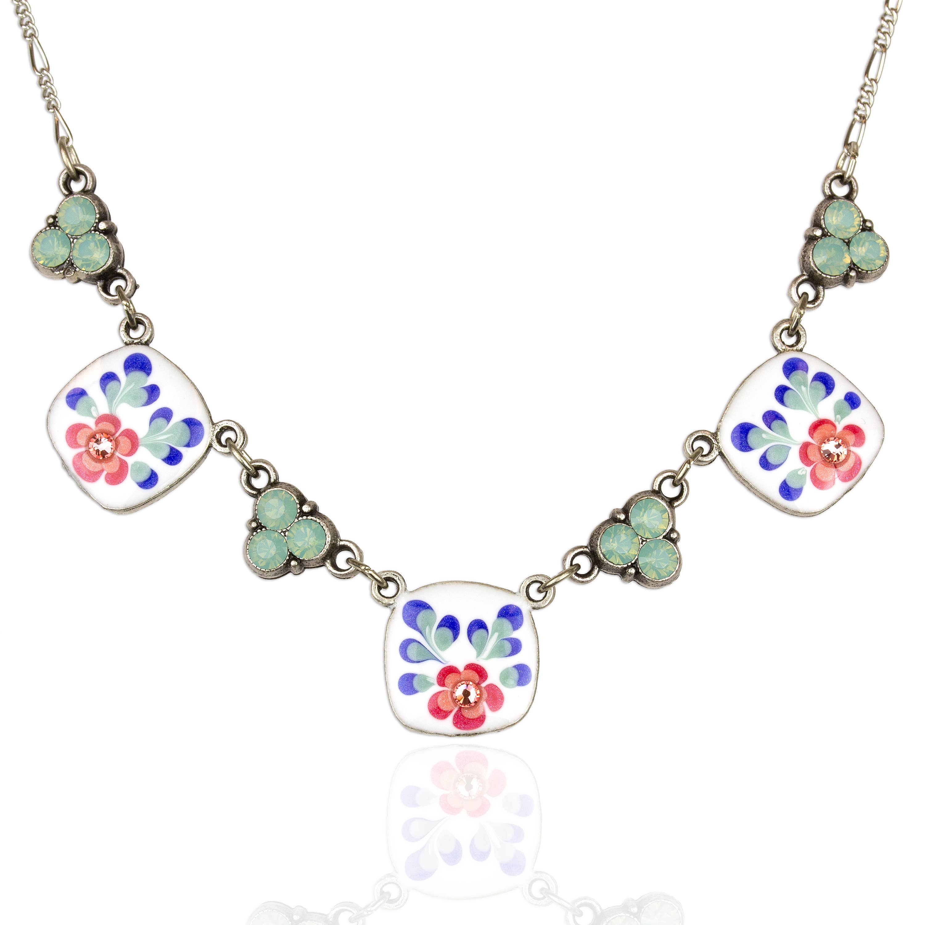 Diascia Crystal Garden Necklace - Sugar River Shoppe