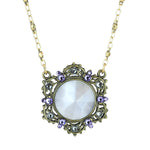 Filigree Fairytale Magic Mirror Crystal Necklace - Sugar River Shoppe