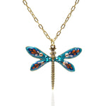 Jill's Garden Flower Blue Zircon Necklace - Sugar River Shoppe