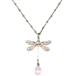 Rosalina  Crystal Dragonfly Necklace - Sugar River Shoppe