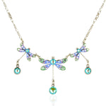 Sera  Crystal Dragonfly Necklace - Sugar River Shoppe
