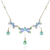 Sera  Crystal Dragonfly Necklace - Sugar River Shoppe