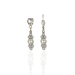 Cassidy  Crystal & Pearl Earrings - Sugar River Shoppe