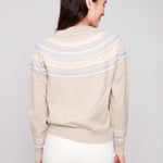 Apres Ski Jacquard Crew Neck Sweater - Charlie B - 690178688379 - Sugar River Shoppe - 