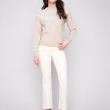 Apres Ski Jacquard Crew Neck Sweater - Charlie B - 690178688379 - Sugar River Shoppe - 