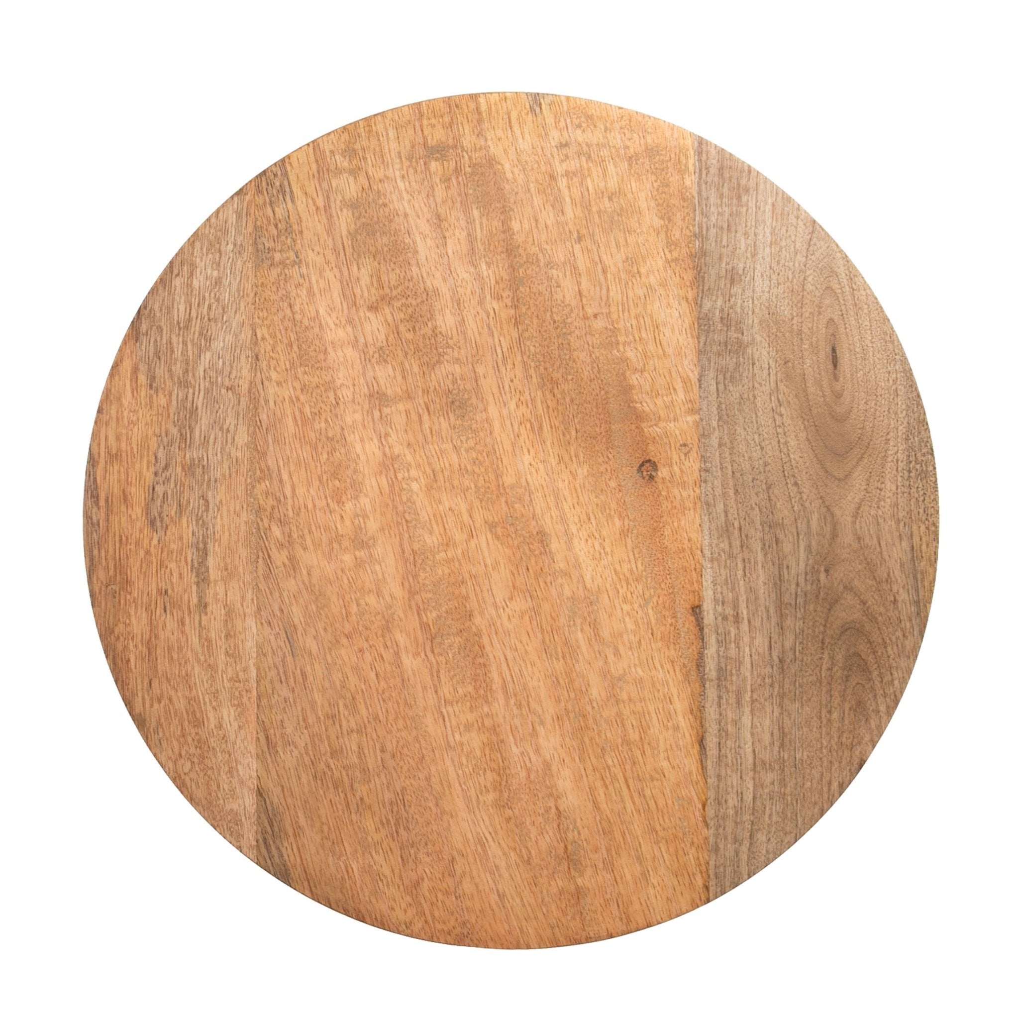 Artisan Wood 16" Round Natural Mango Wood Footed Board - Heritage Lace - 734573152810 - Sugar River Shoppe - 