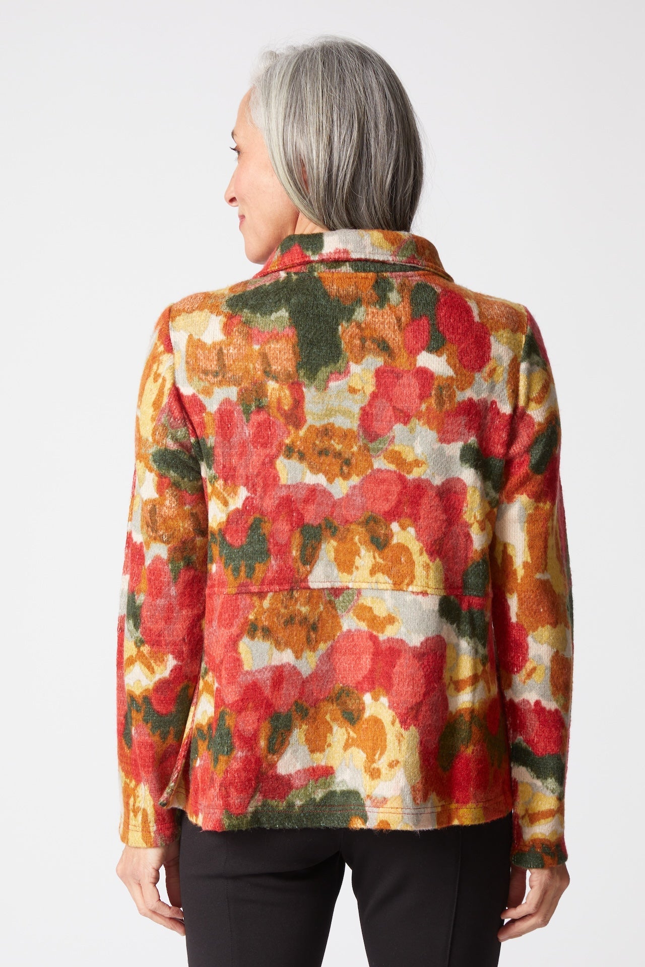Aspen Knit Brushstrokes Highland Jacket - Habitat - 194451632351 - Sugar River Shoppe - 
