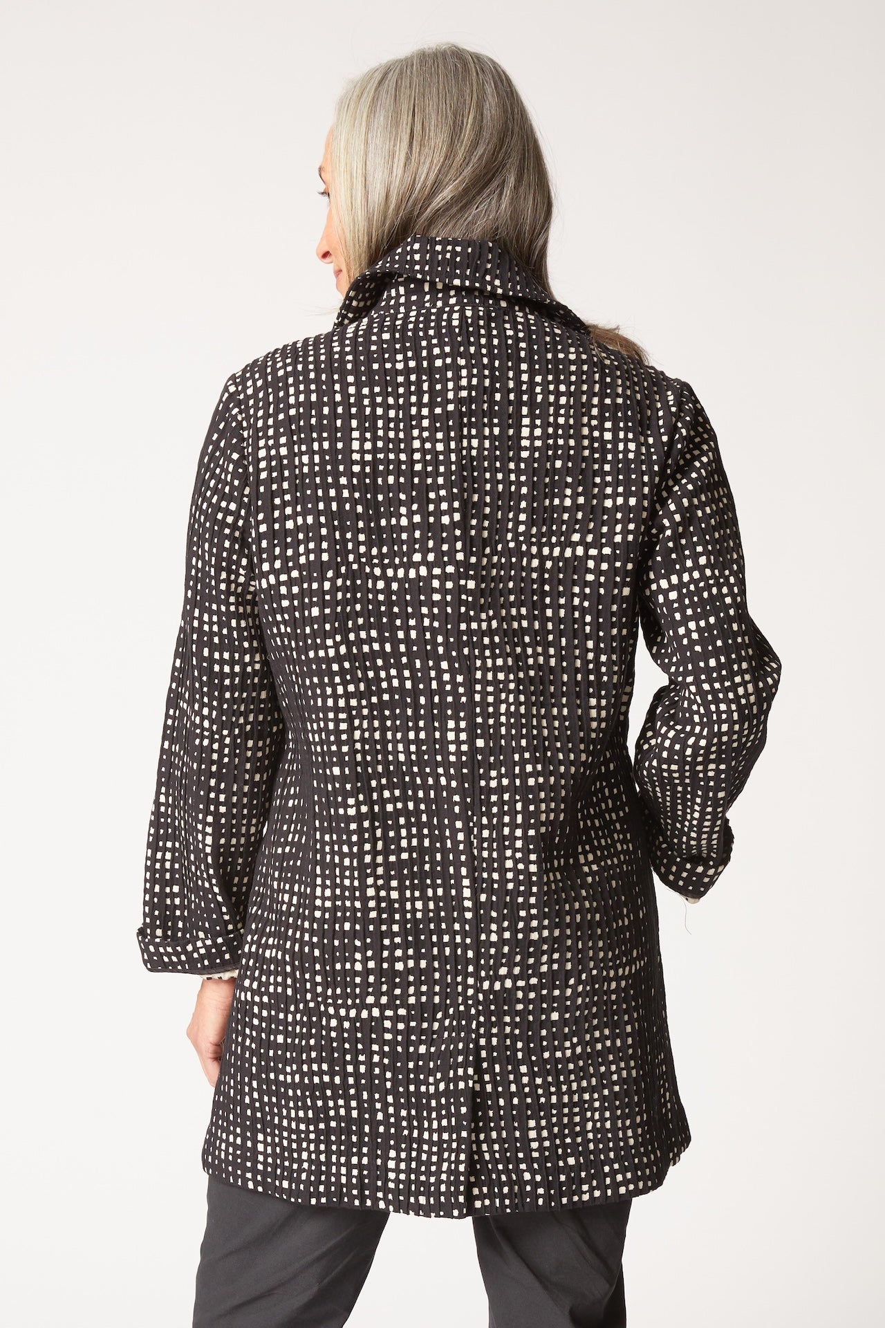 Autumn Check Paris Car Coat - Habitat - 194451621430 - Sugar River Shoppe - 