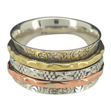 Sterling Silver Spiner Ring