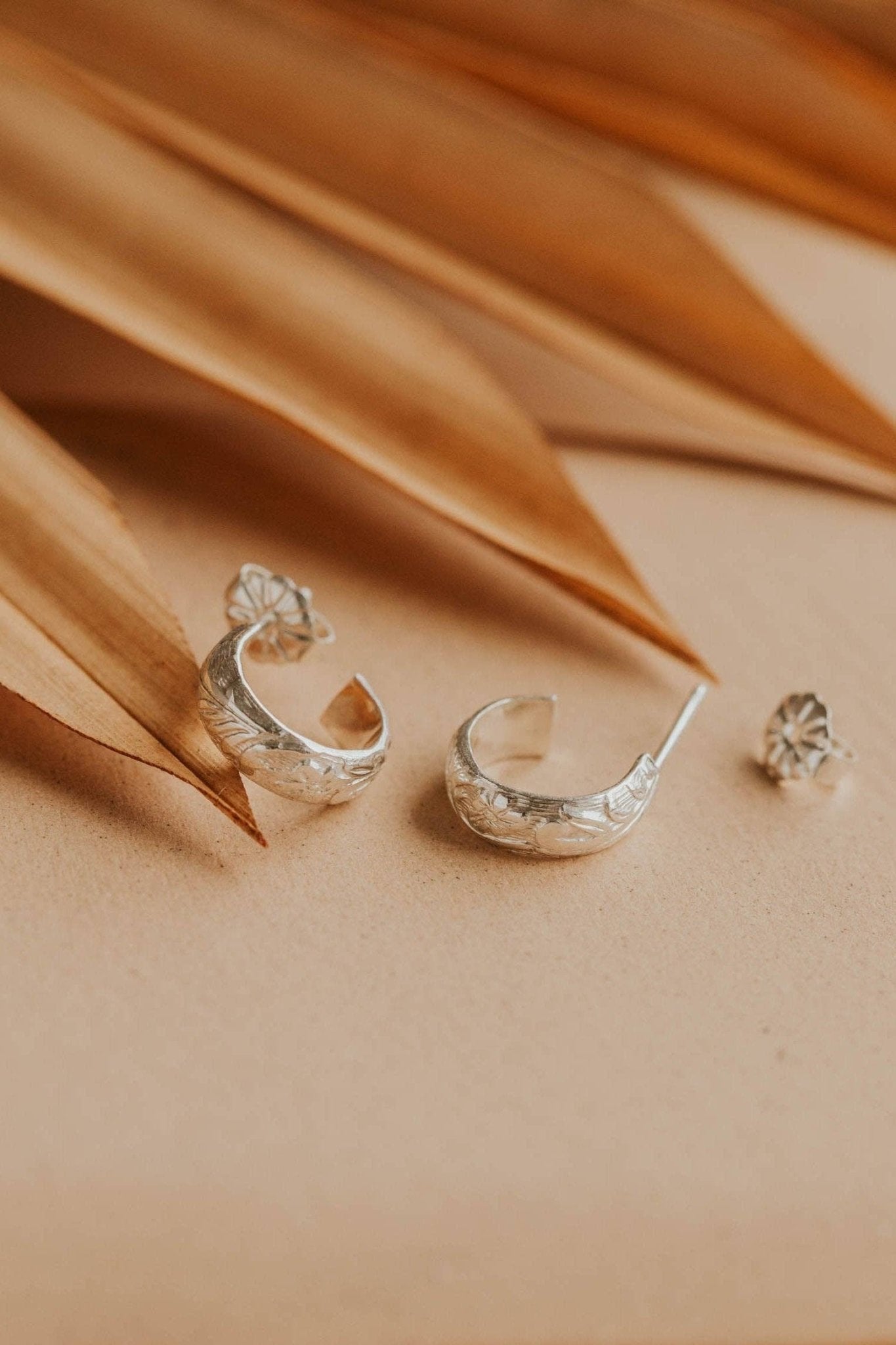 Baby Flora Hoops | Sterling Silver - Hello Adorn - 70969896 - Sugar River Shoppe - 