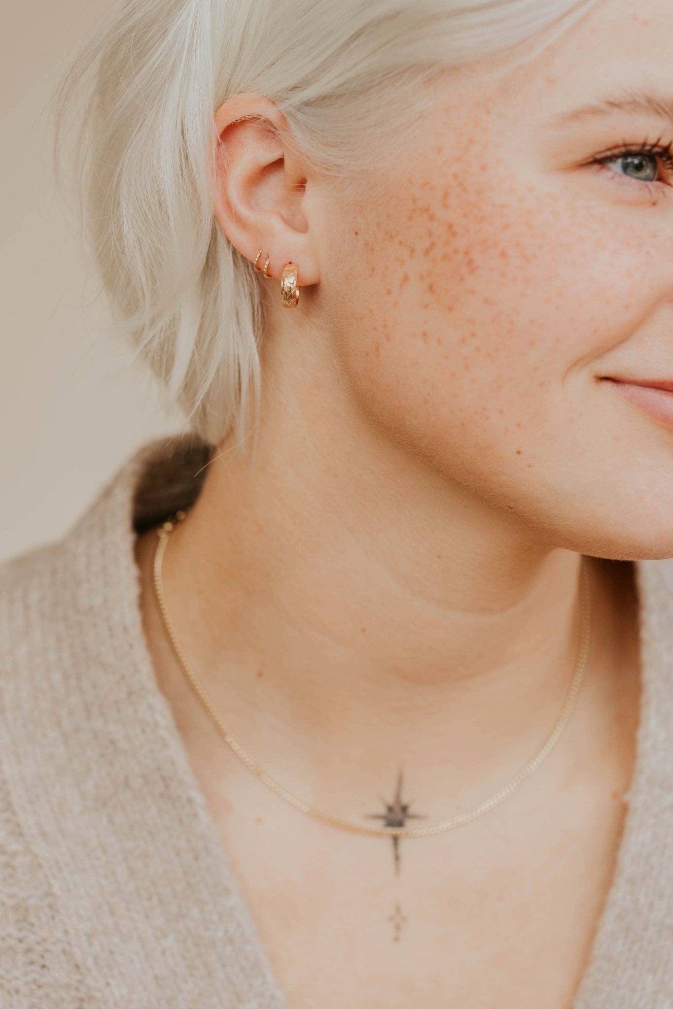 Baby Flora Hoops | Sterling Silver - Hello Adorn - 70969896 - Sugar River Shoppe - 