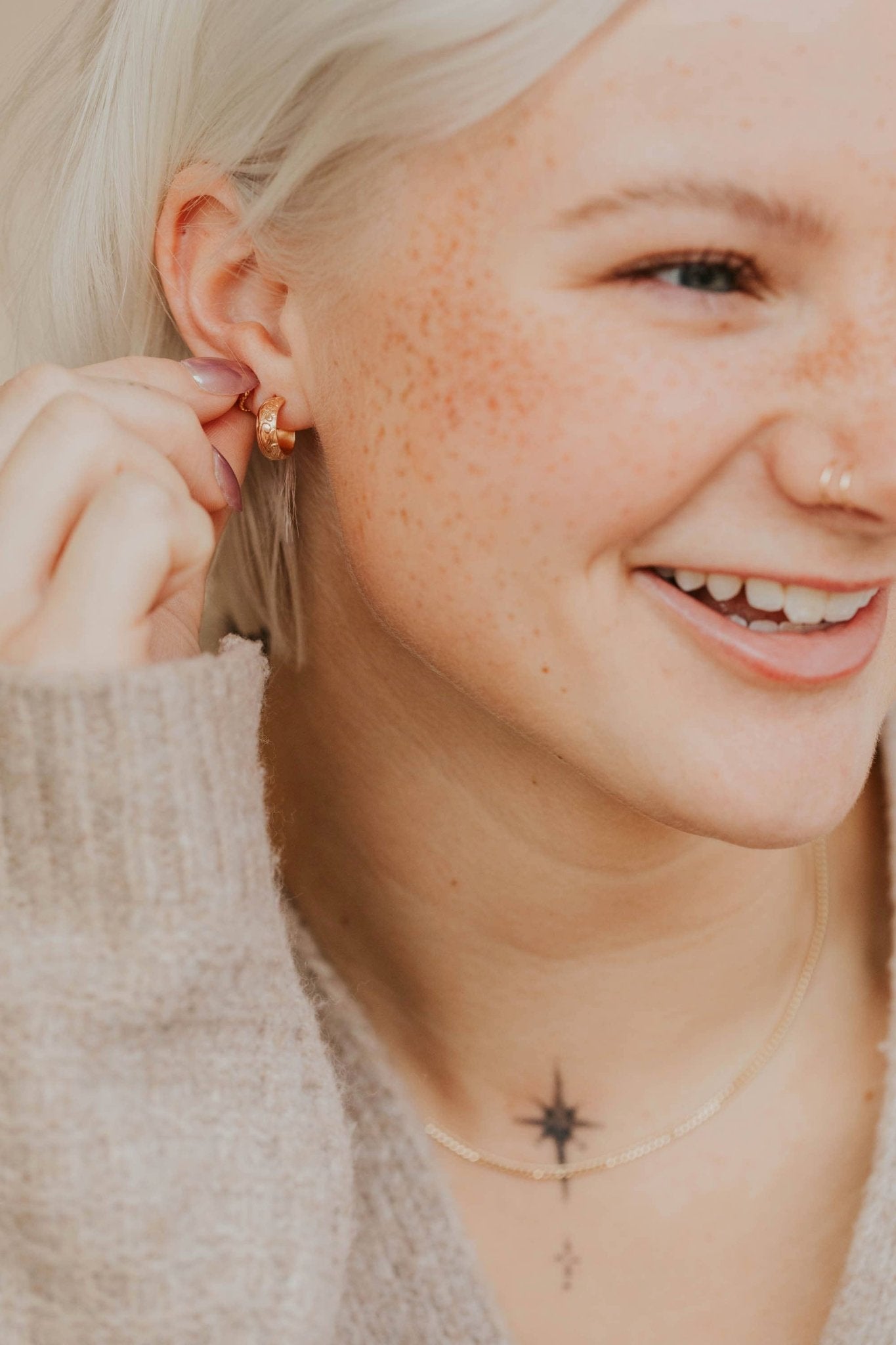 Baby Flora Hoops | Sterling Silver - Hello Adorn - 70969896 - Sugar River Shoppe - 