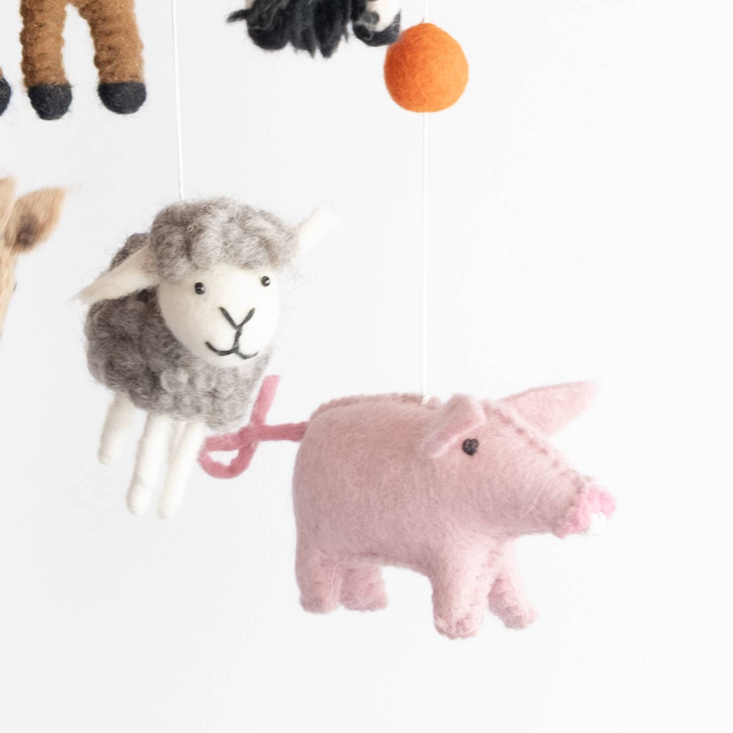 Baby Mobile - Farm/Red Barn - Nursery Decor - The Winding Road - 9552168 - Sugar River Shoppe - 