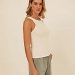 Bailey Feather Rib Knit High Neck Tank - Threads 4 Thought - 195014671558 - Sugar River Shoppe - 