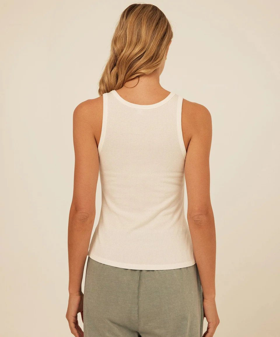 Bailey Feather Rib Knit High Neck Tank - Threads 4 Thought - 195014671558 - Sugar River Shoppe - 