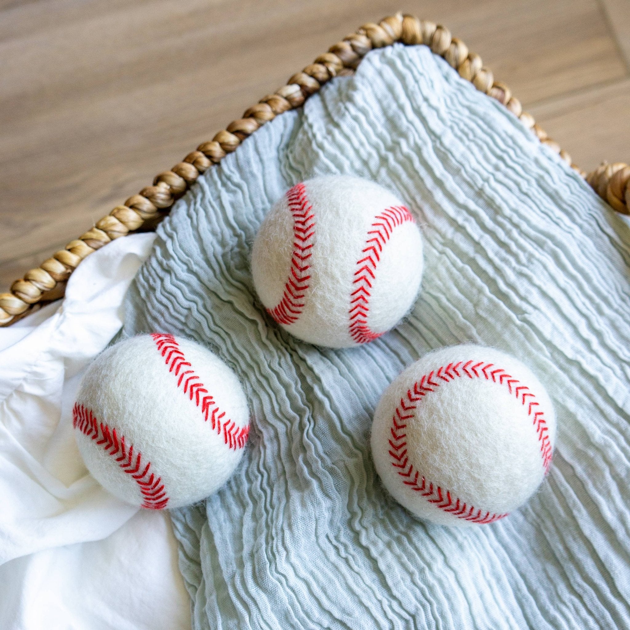 Baseball Eco Wool Dryer Balls - HOME RUN - Friendsheep - 722698951579 - Sugar River Shoppe - 