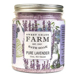 Bath Soak With Wildflower Extracts Natural Soothing Mineral And Botanical Blend - Sweet Grass Farm - 836073070080 - Sugar River Shoppe - 