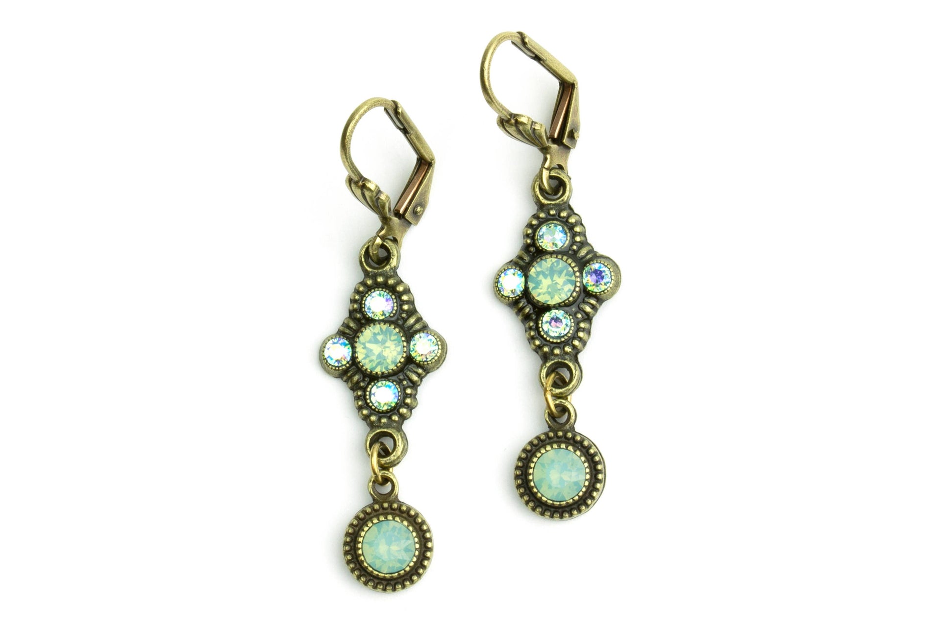 Pania  Crystal Earrings: Leverback