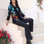 Bebe V - Neck Top - Parsley and Sage - 91713576 - Sugar River Shoppe - 