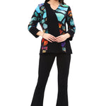 Bebe V - Neck Top - Parsley and Sage - 91713576 - Sugar River Shoppe - 