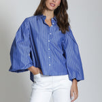 Blouson Front Button Shirt - APNY - 605258372000 - Sugar River Shoppe - 
