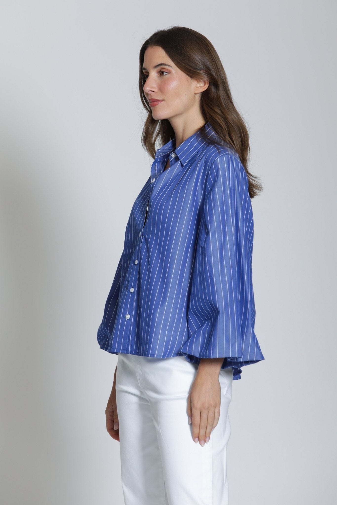 Blouson Front Button Shirt - APNY - 605258372000 - Sugar River Shoppe - 
