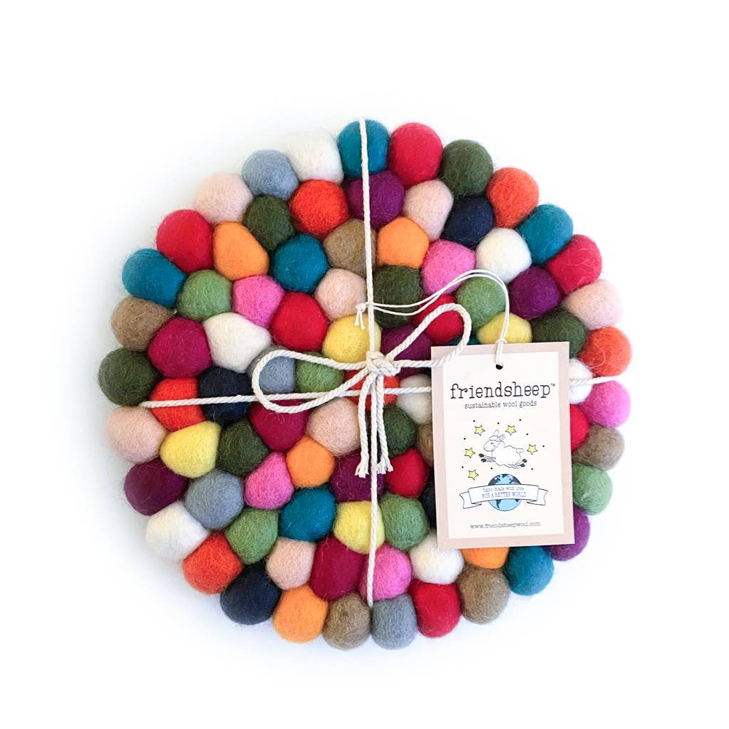 Boho Eco Coasters and Trivets - Friendsheep - 40050728 - Sugar River Shoppe - 