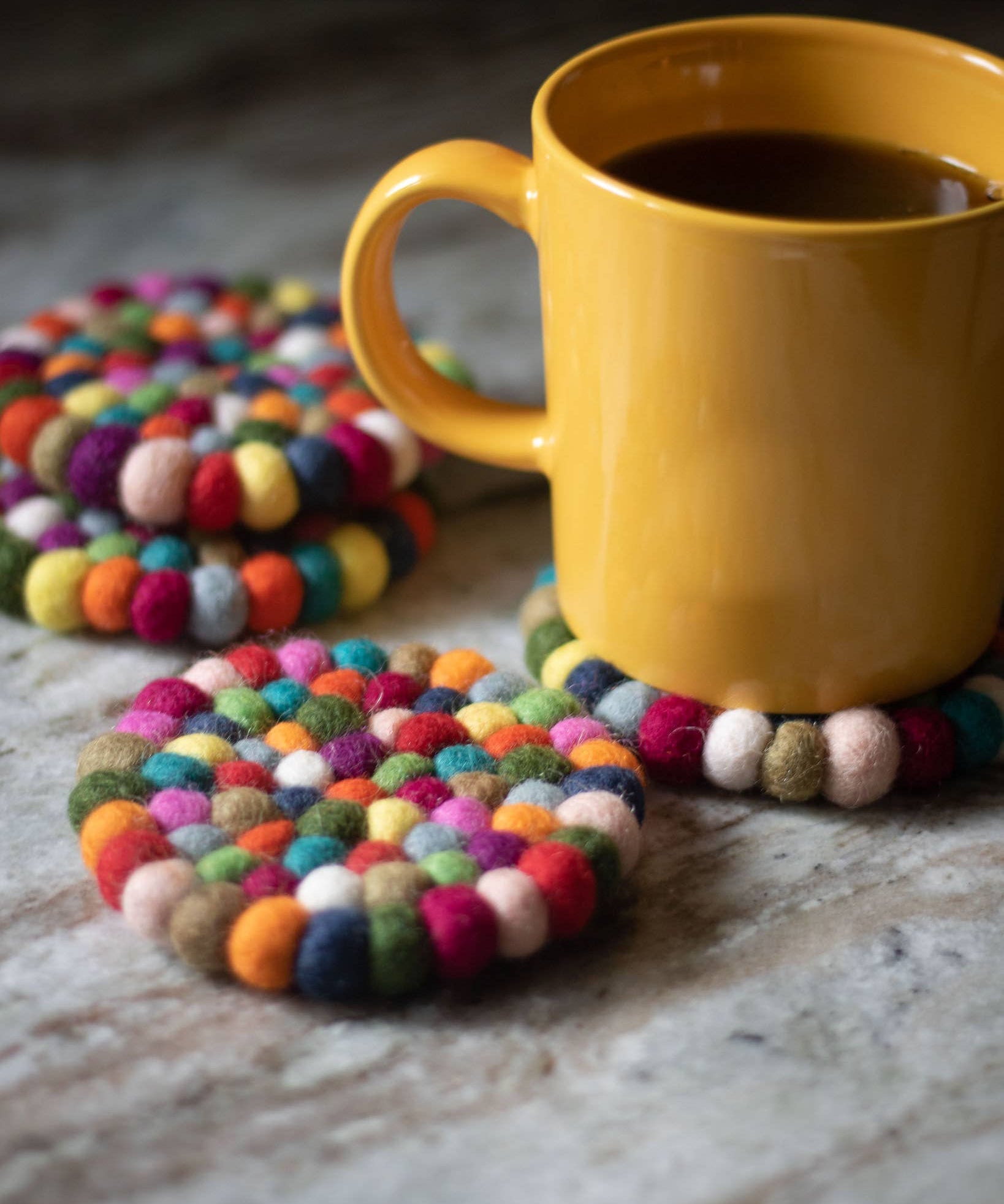 Boho Eco Coasters and Trivets - Friendsheep - 722698947817 - Sugar River Shoppe - 