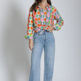 Boyfriend Button Up Shirt - Mod Bloom - APNY - 605258272744 - Sugar River Shoppe - 