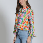 Boyfriend Button Up Shirt - Mod Bloom - APNY - 605258272744 - Sugar River Shoppe - 
