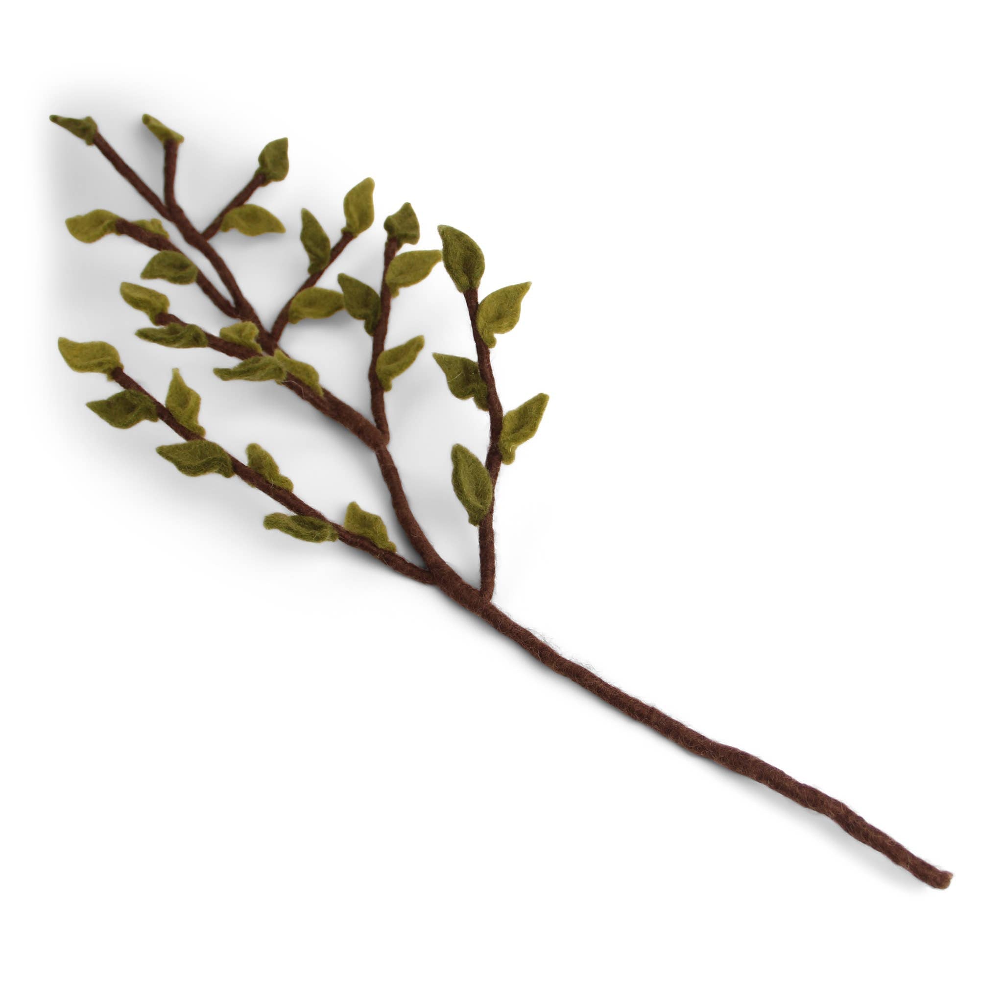 Branch w/Green Leaves - Gry and Sif - 4510200027463 - Sugar River Shoppe - 