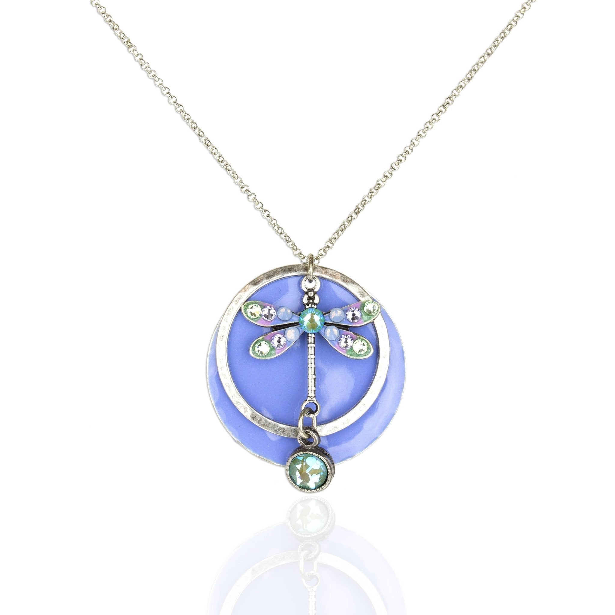Brisa Crystal Dragonfly Charm Necklace - Anne Koplik Designs, Inc. - 40461352 - Sugar River Shoppe - 