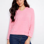 Bubble Cotton Hoodie With Kangaroo Pocket - Charlie B - 690178755514 - Sugar River Shoppe - 