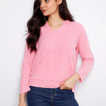 Bubble Cotton Hoodie With Kangaroo Pocket - Charlie B - 690178755514 - Sugar River Shoppe - 