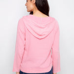 Bubble Cotton Hoodie With Kangaroo Pocket - Charlie B - 690178755514 - Sugar River Shoppe - 